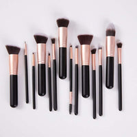 Set de Brochas para Maquillaje 14 pzas.