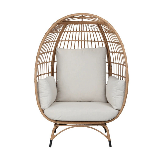 Silla Giratoria de Mimbre