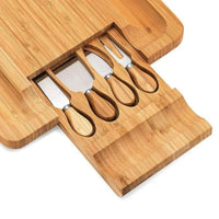 Tabla de Quesos con Cajón y Set de Utensilios