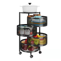 Repisa Circular 75 cm Negro
