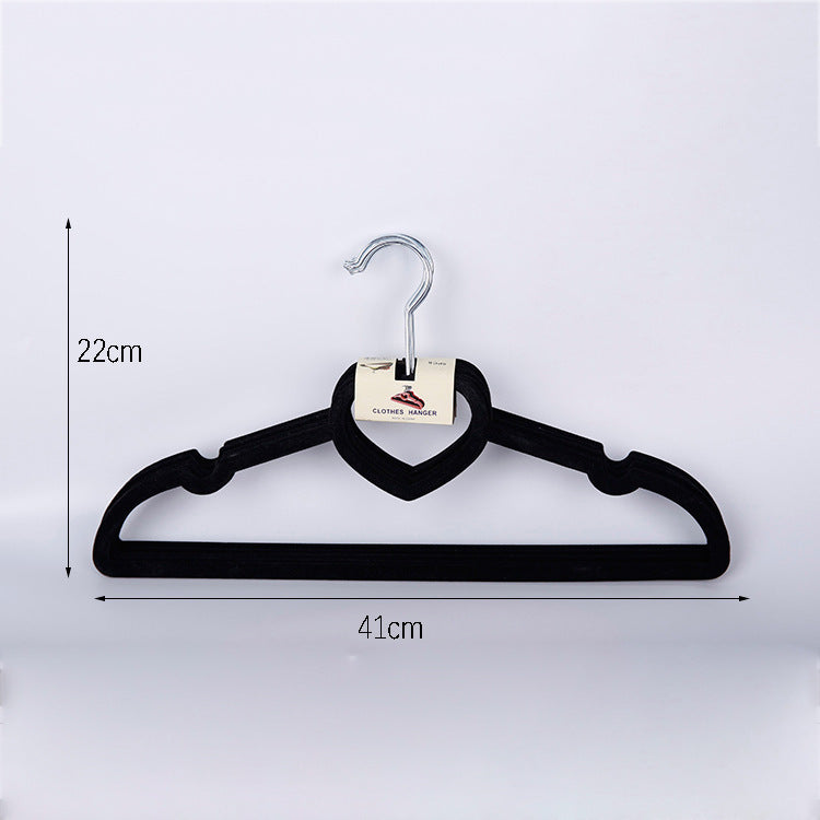 Set x 5 colgadores para ropa negro