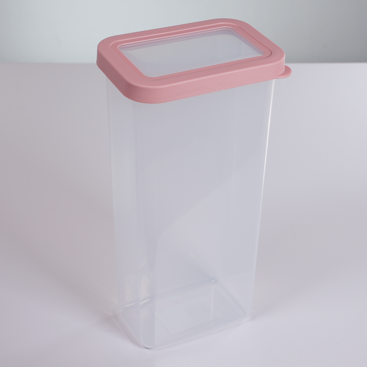 CONTENEDOR DE PLASTICO TAPA ROSADA | GRANDE