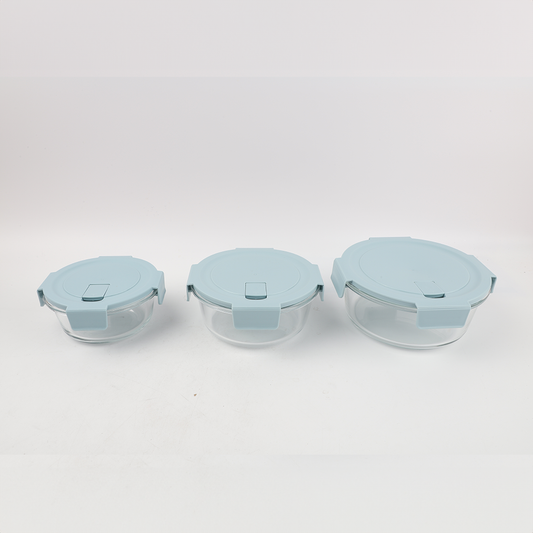 Set x 3 Contenedores Redondos de Alimentos