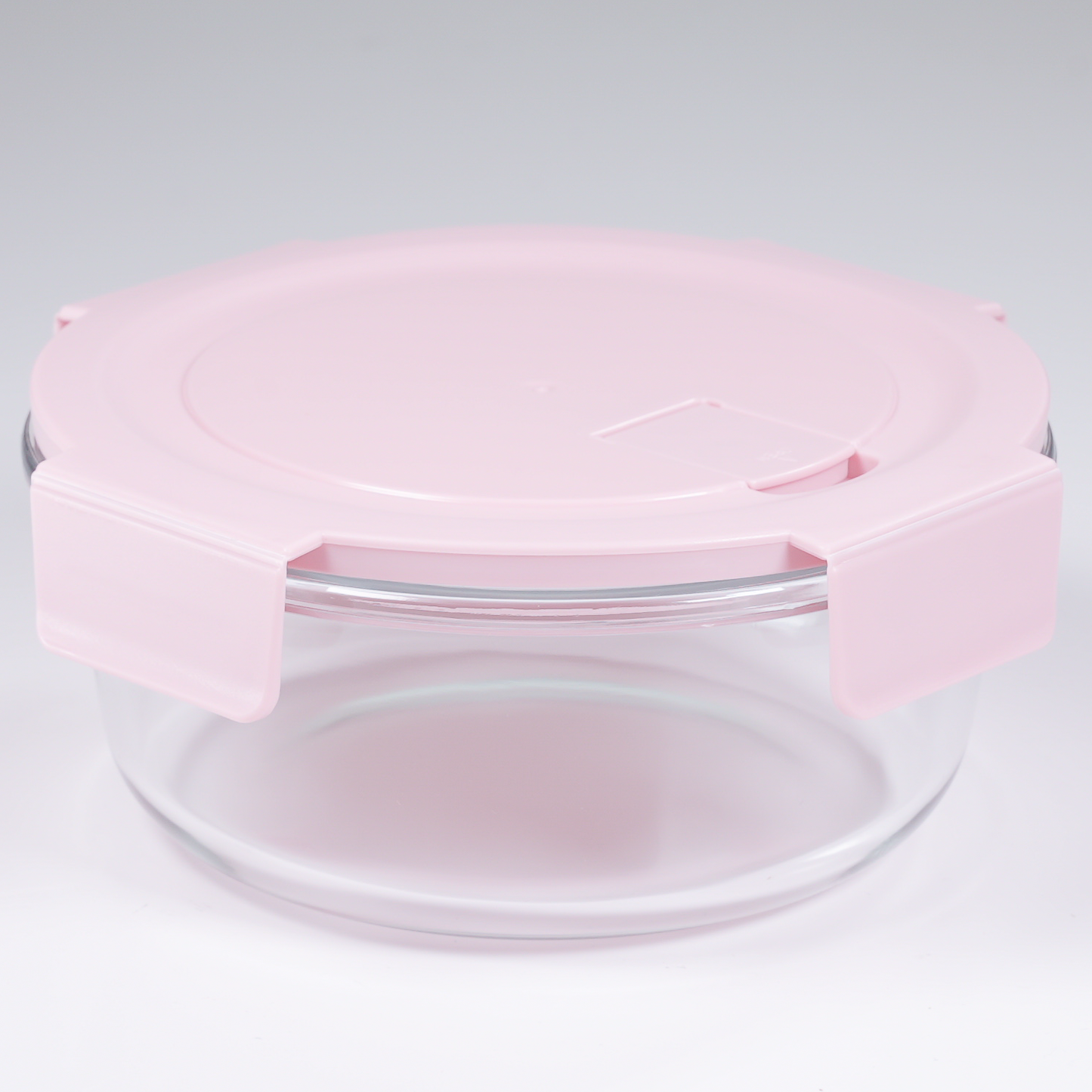 CONTENEDOR DE ALIMENTOS CIRCULAR 420 ml | ROSADO