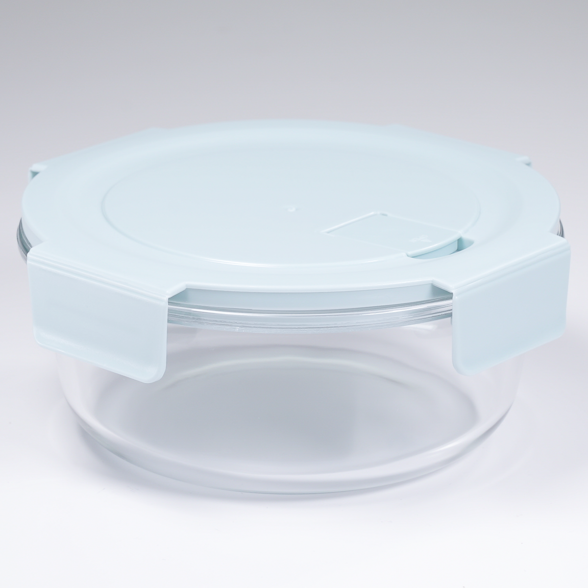 CONTENEDOR DE ALIMENTOS CIRCULAR 420 ml | CELESTE
