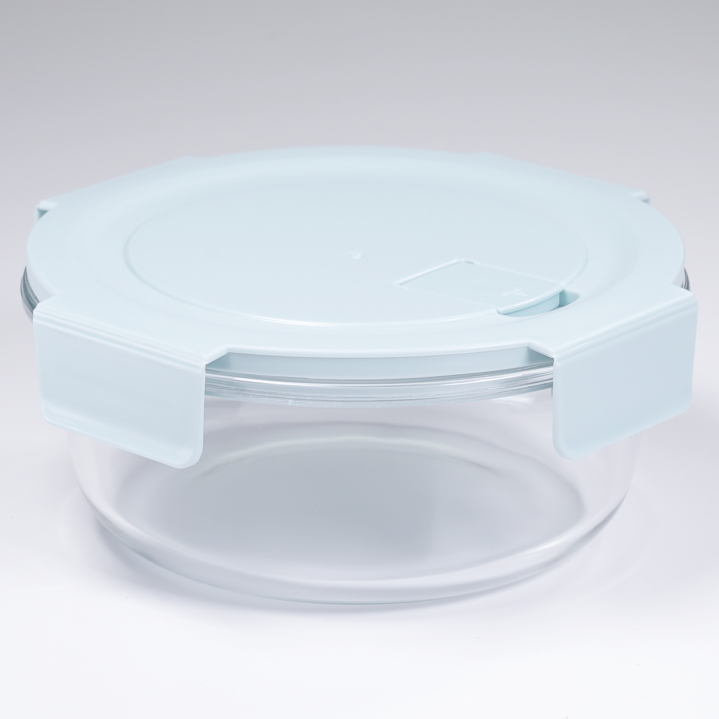 CONTENEDOR DE ALIMENTOS CIRCULAR 420 ml | CELESTE