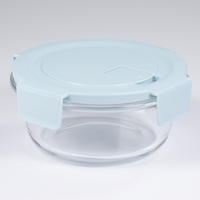 CONTENEDOR DE ALIMENTOS CIRCULAR 950 ml | CELESTE