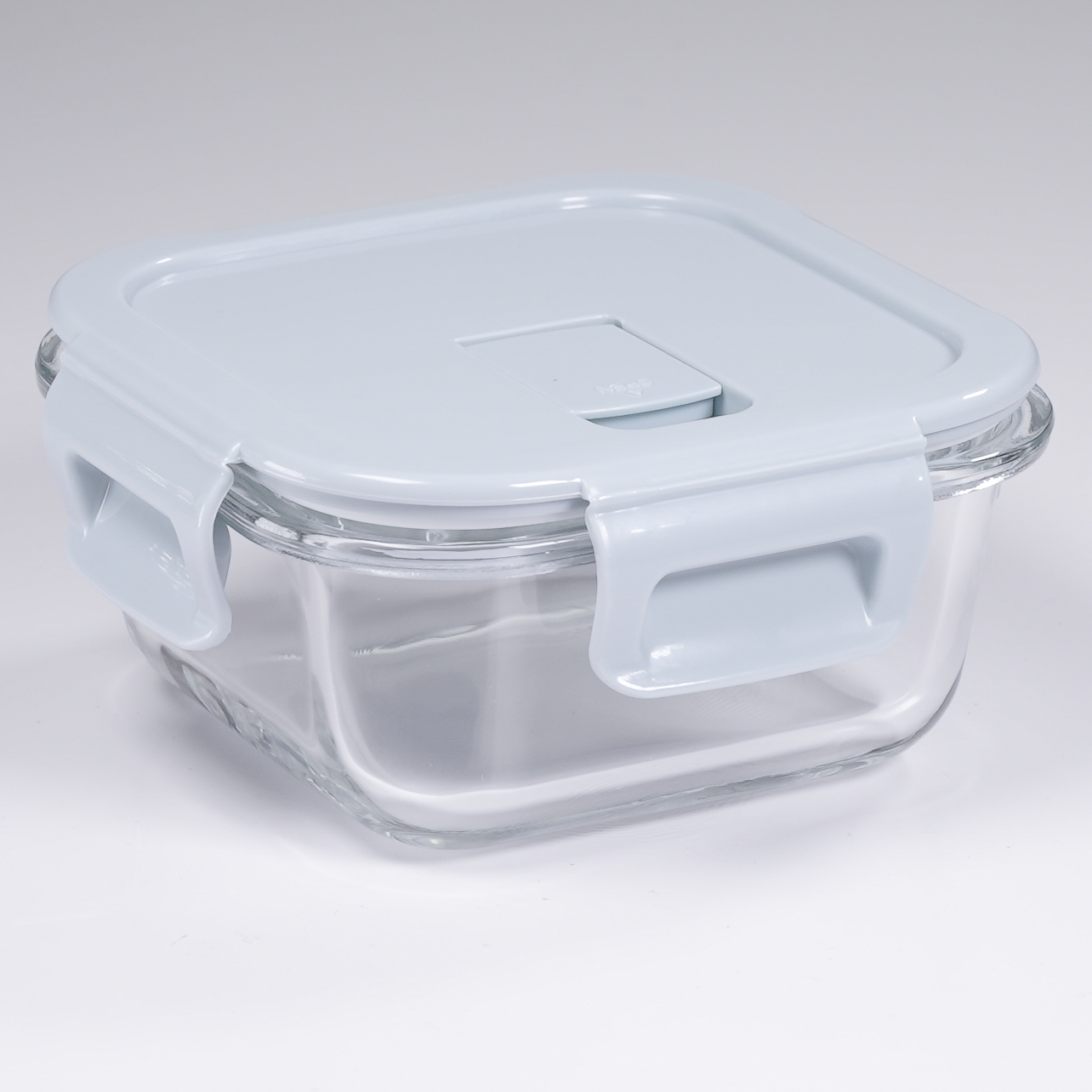 CONTENEDOR DE ALIMENTOS CUADRADO 320 ml |  CELESTE