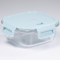 CONTENEDOR CUADRADO DE ALIMENTOS 1200 ml | CELESTE