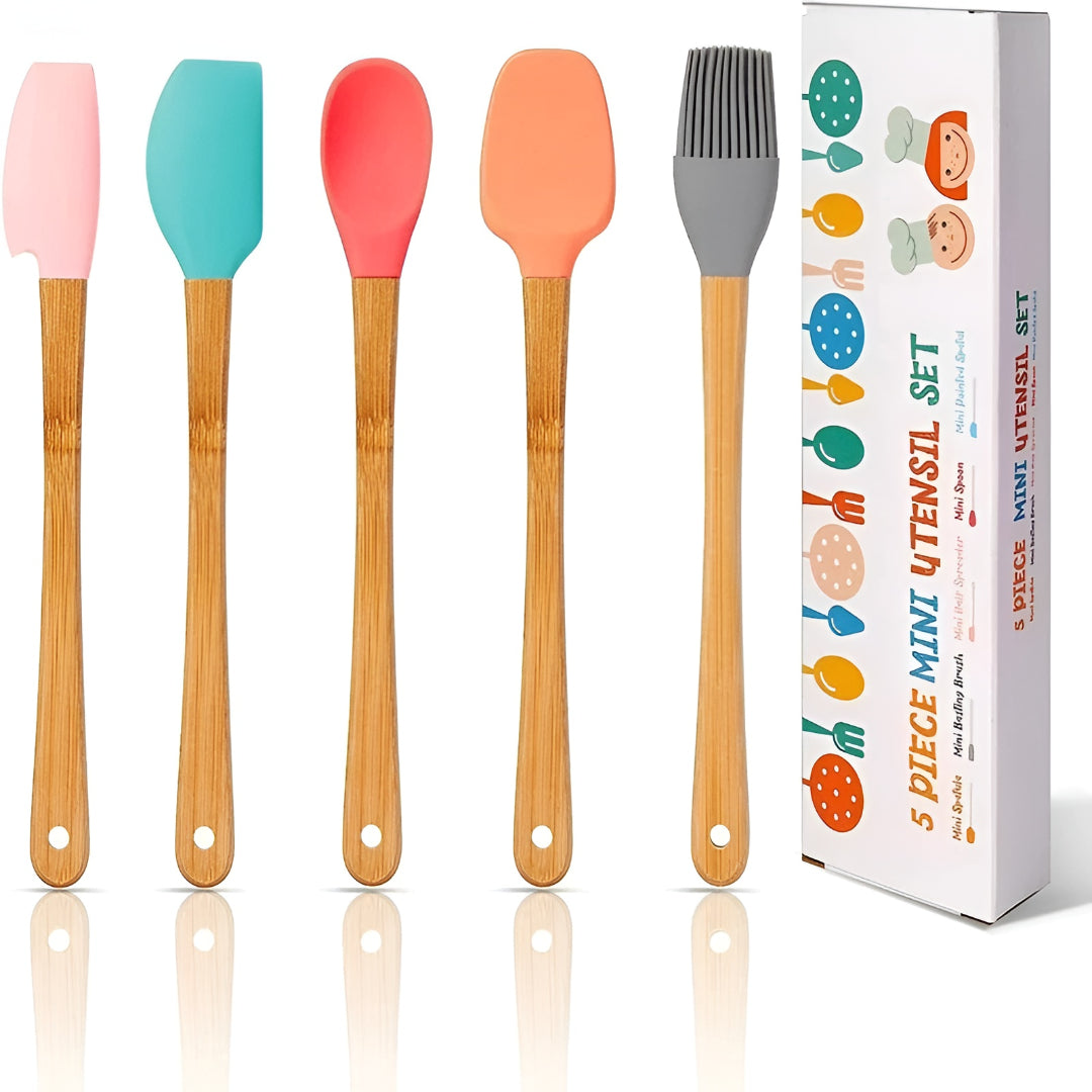 Set x5 Utensilios de Cocina Repostería de Colores