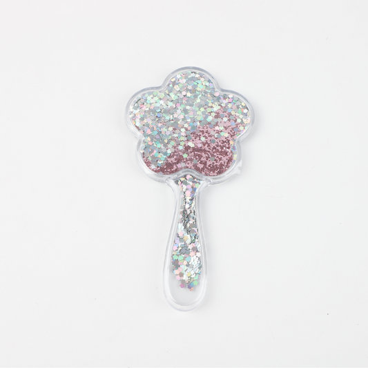 Espejo de Mano Diseño Flor