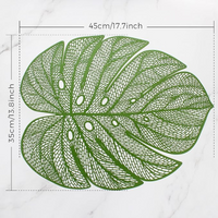 Set Individual Hoja Verde 45x35cm